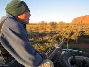 Watching Uluru at Sunset