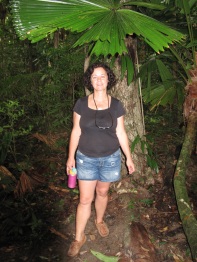 Deb in Daintree rainforest